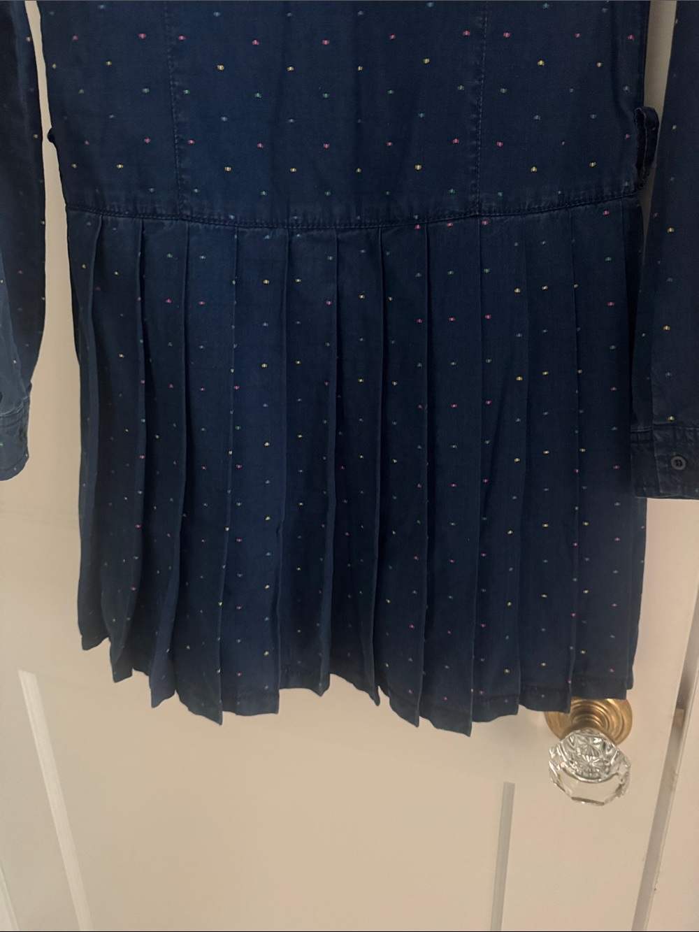 Gucci Kids Denim multi color Confetti Dress Size 10 GG Italy - Picture 15 of 17